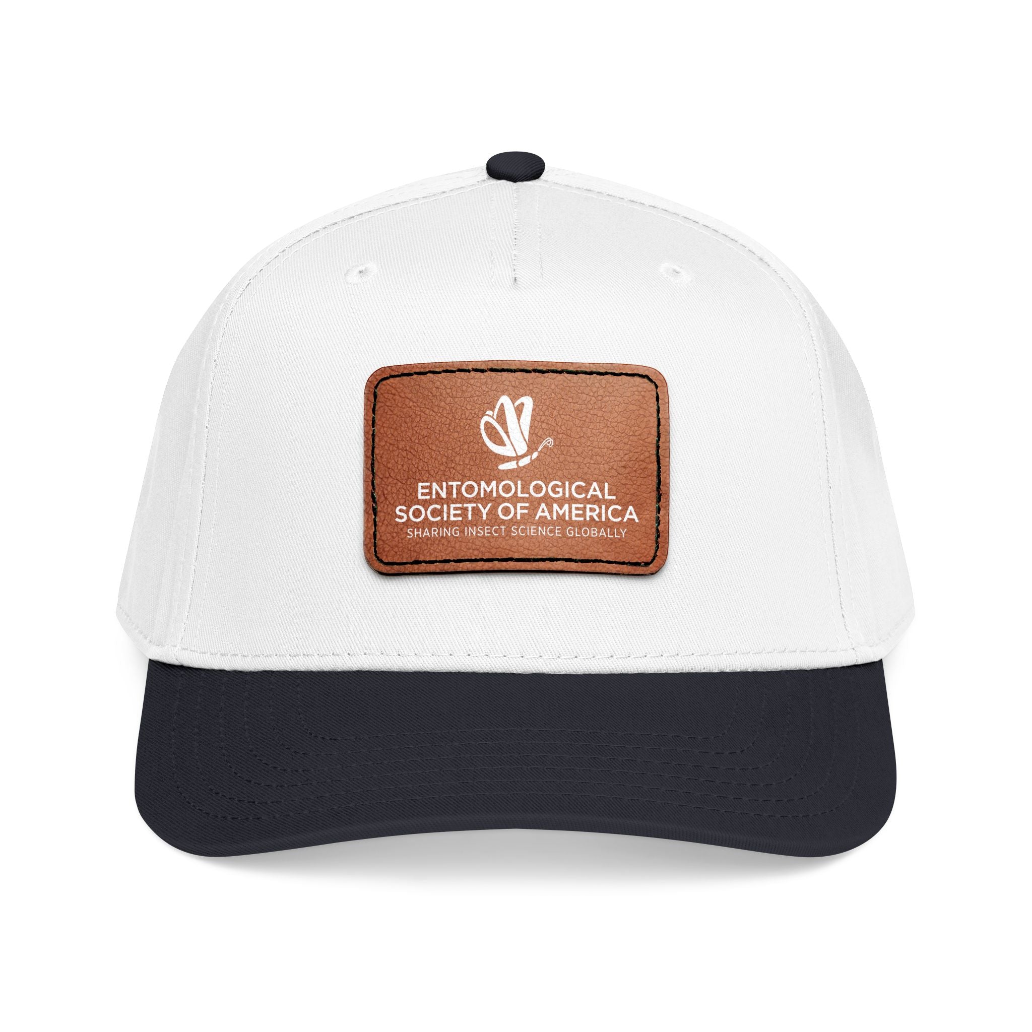 Leather Patch Baseball Cap — Entomological Society of America Logo