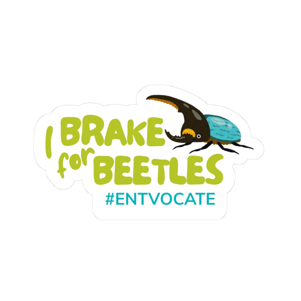 Brake for Beetles Sticker