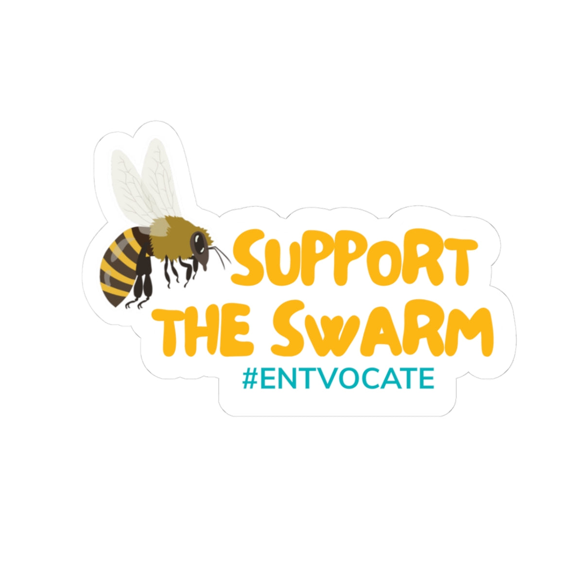 Support the Swarm Sticker