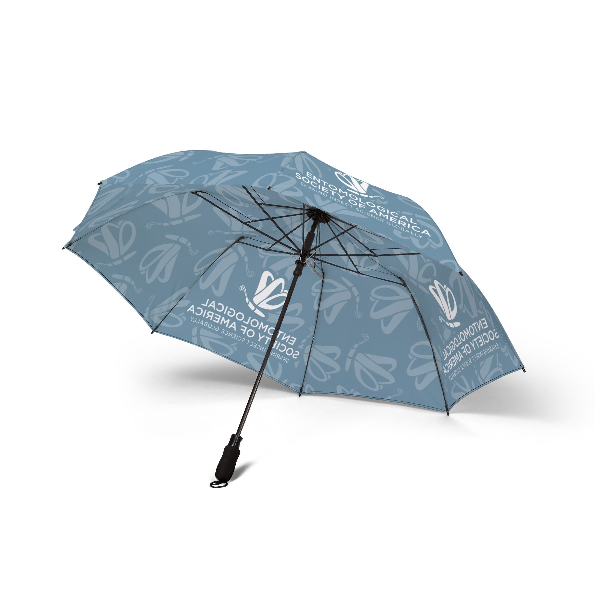 Foldable Semi-Automatic Umbrella — Compact Travel Rain Umbrella with Logo