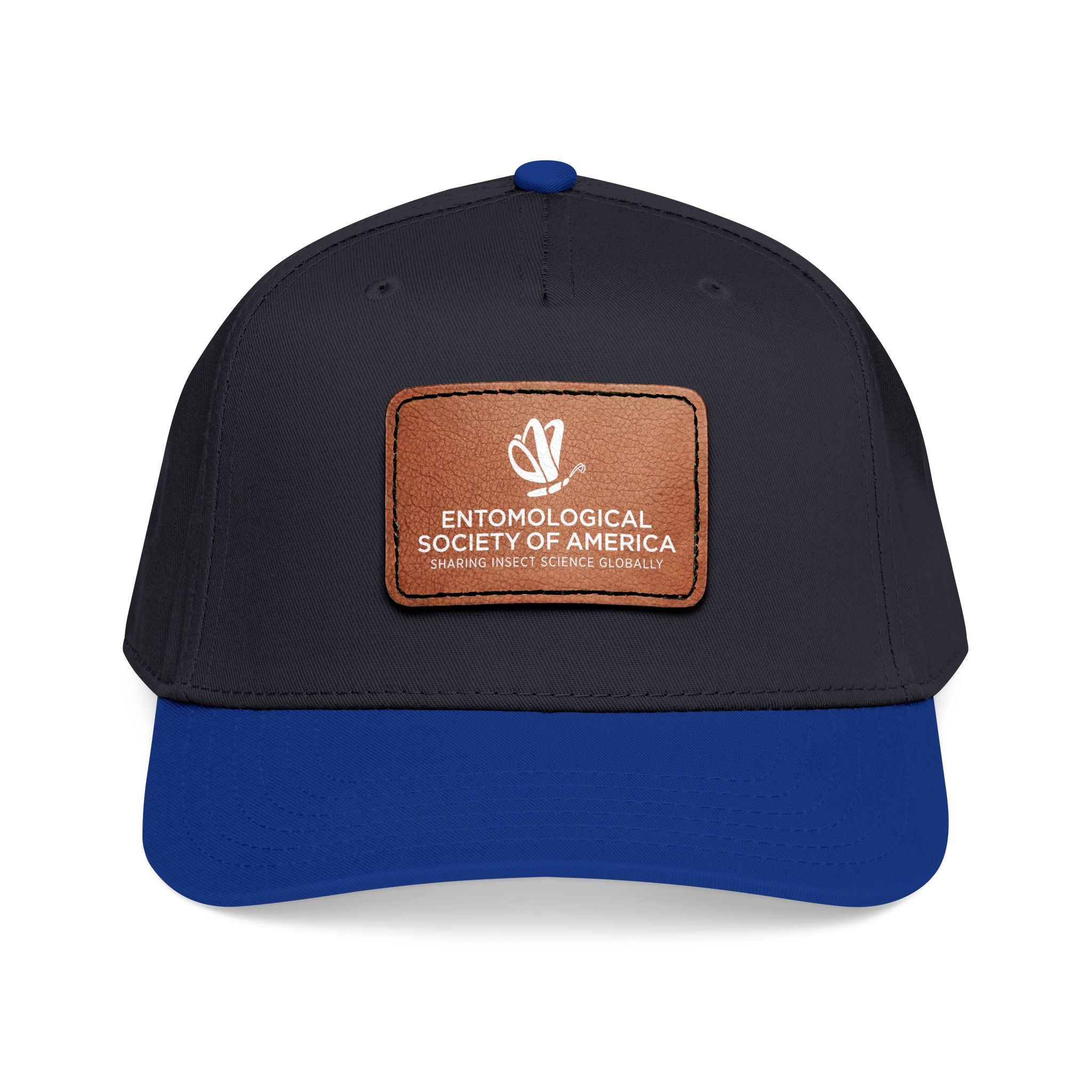 Leather Patch Baseball Cap — Entomological Society of America Logo