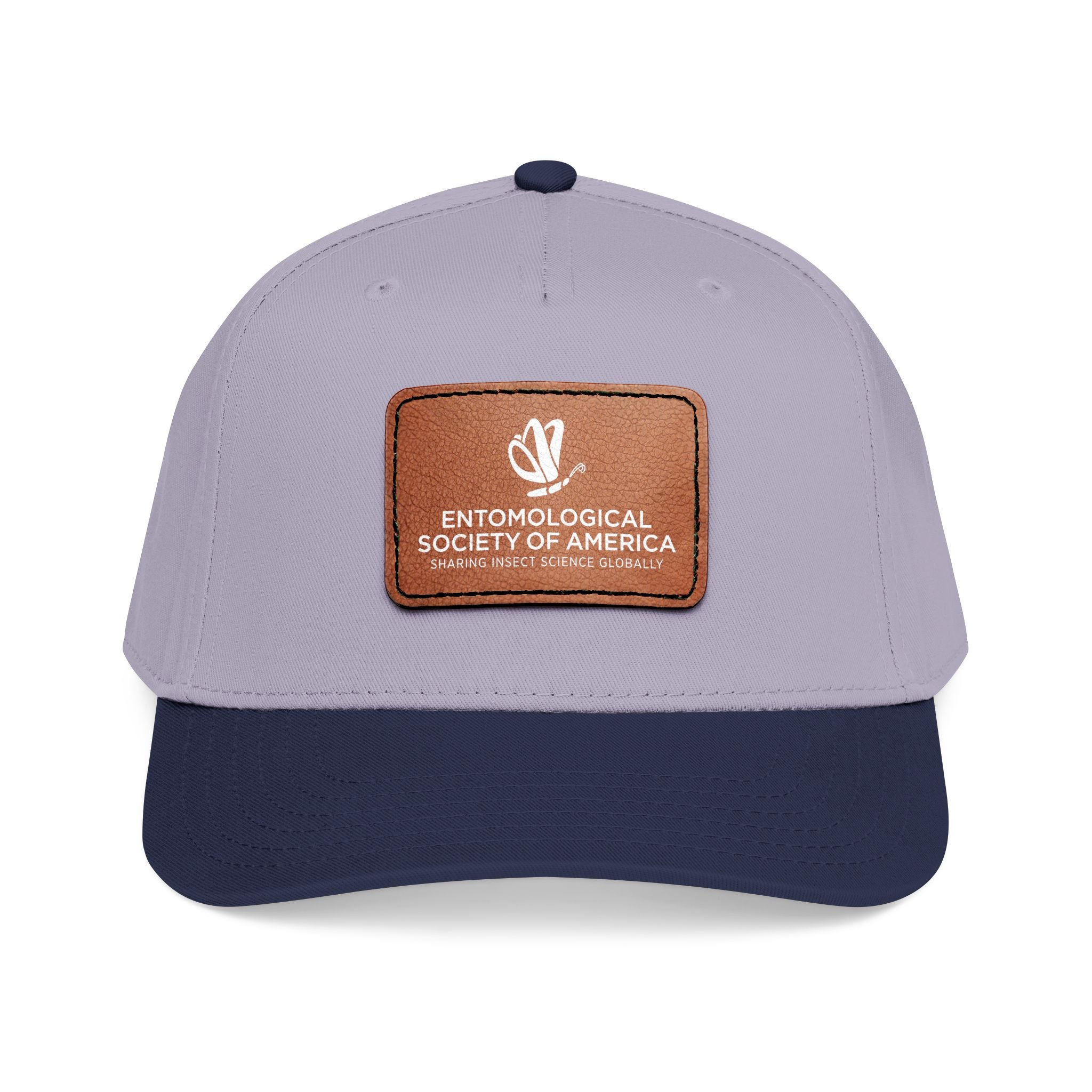Leather Patch Baseball Cap — Entomological Society of America Logo