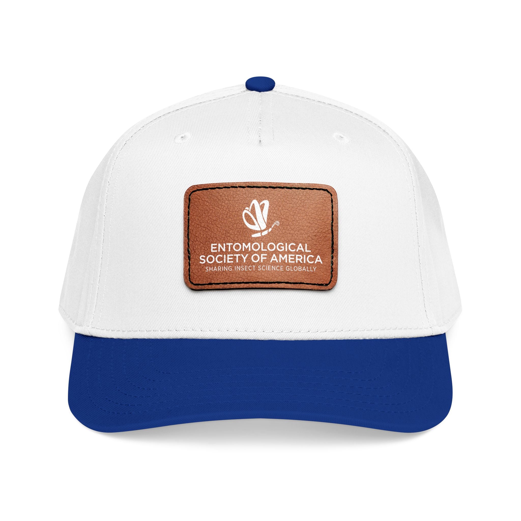 Leather Patch Baseball Cap — Entomological Society of America Logo